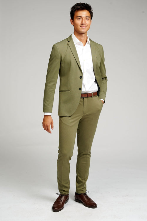 The Original Performance Suit (Olive) + The Original Performance Shirt - Package Deal - TeeShoppen Group™ - Suit - TeeShoppen