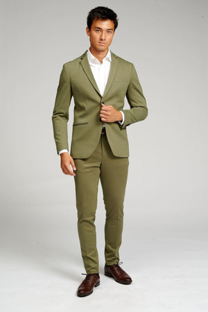 The Original Performance Suit™️ (Olive) + Tie - Package Deal (V.I.P)