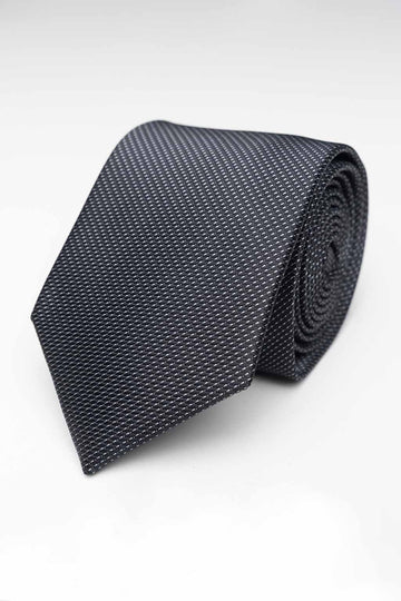 Tie - Black/Gray Dotted