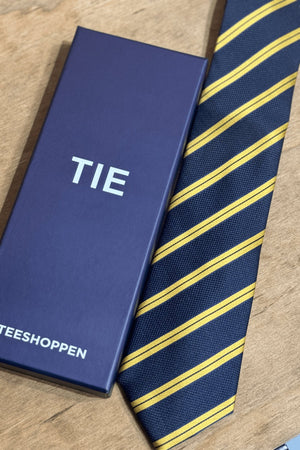 Tie - Navy/Gold