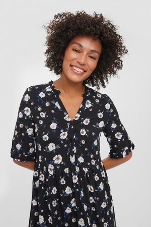 Vestido fácil de ternero 2/4 - negro