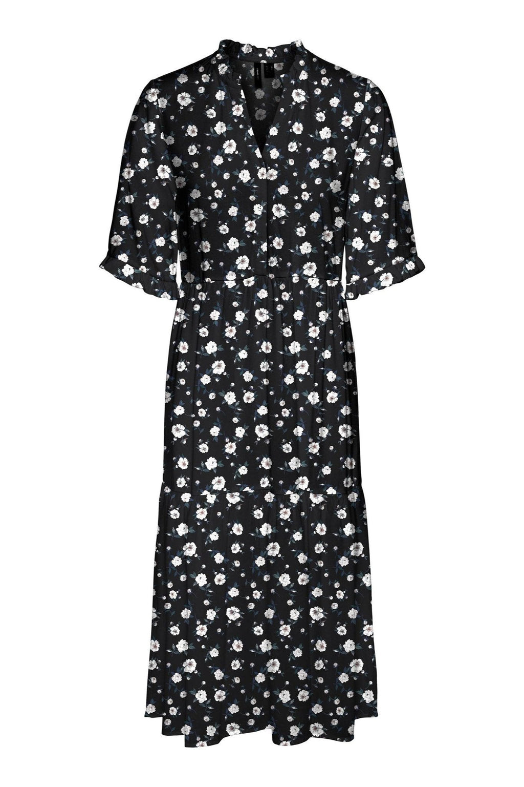 Vestido fácil de ternero 2/4 - negro