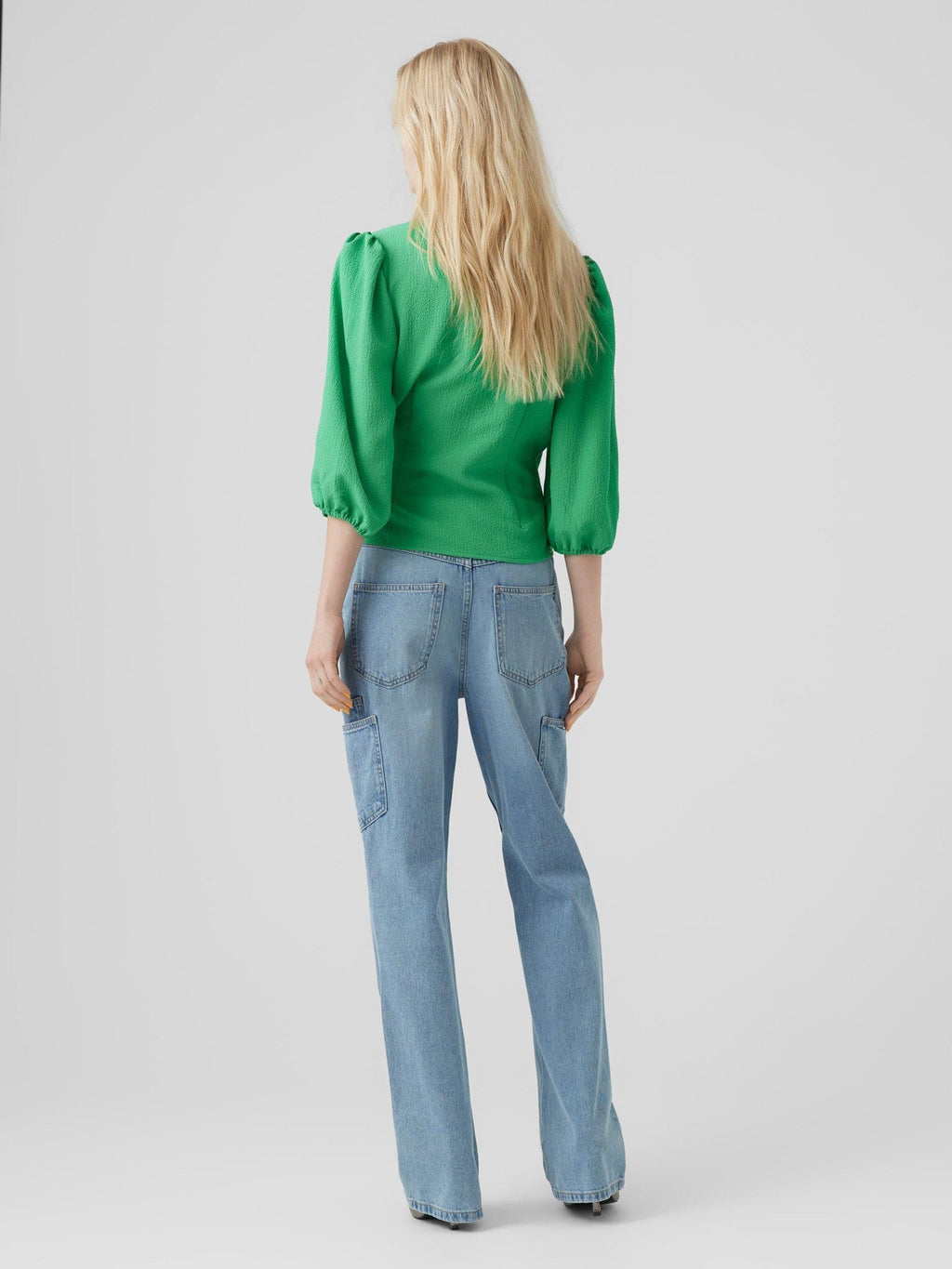 Pepper Aya Bluse - Verde brillante