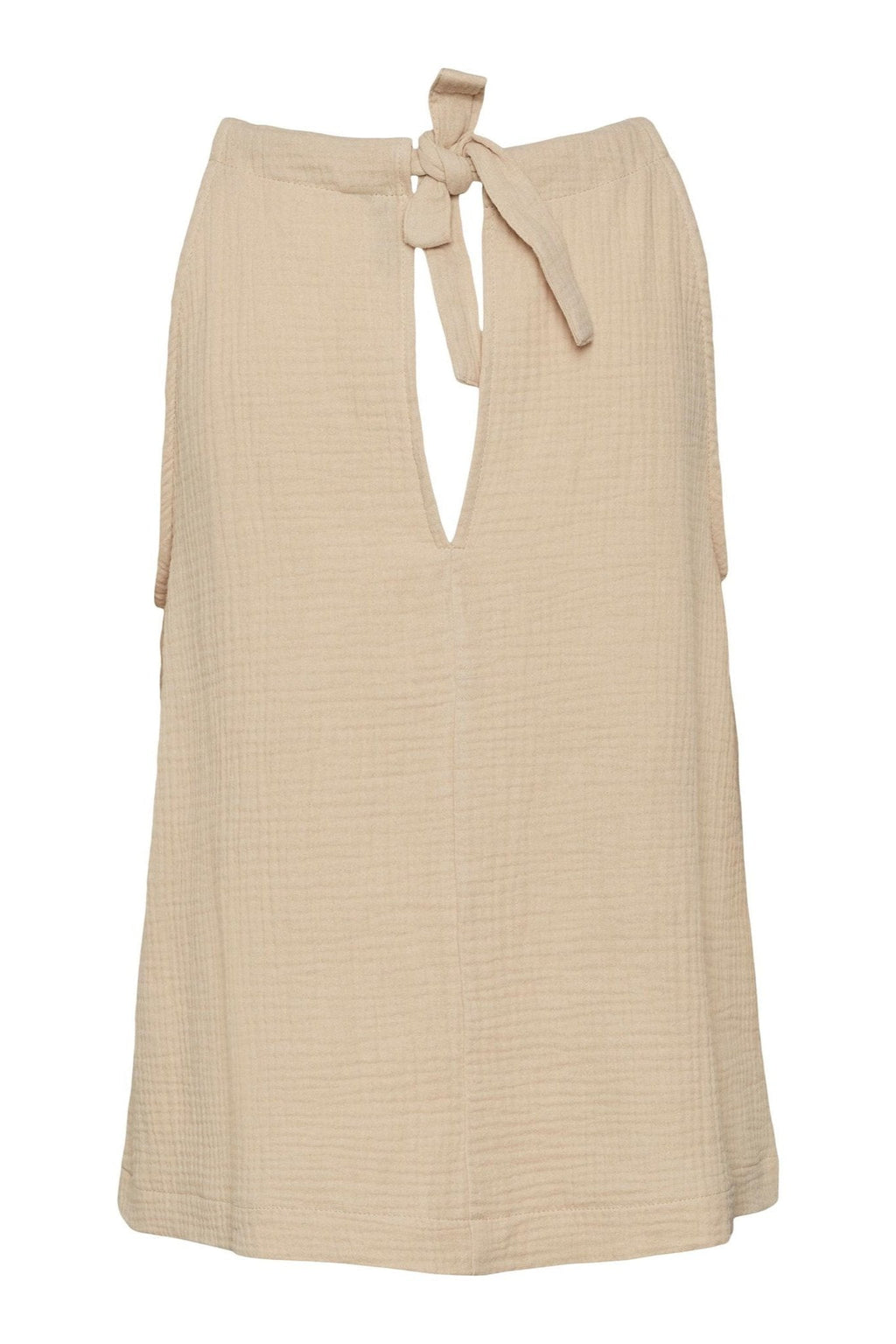 Natali Halterneck Top - Crema irlandesa