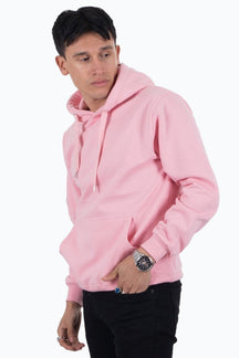 Sudadera con capucha básica - rosa