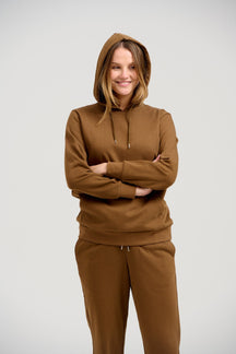 Basic SweatSuit with Soodie (Brown) - Paquete (mujeres)