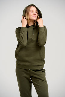 Basic SweatSuit with Soodie (Dark Green) - Paquete (mujeres)