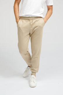 Pantalones de chándal básicos - beige oscuro