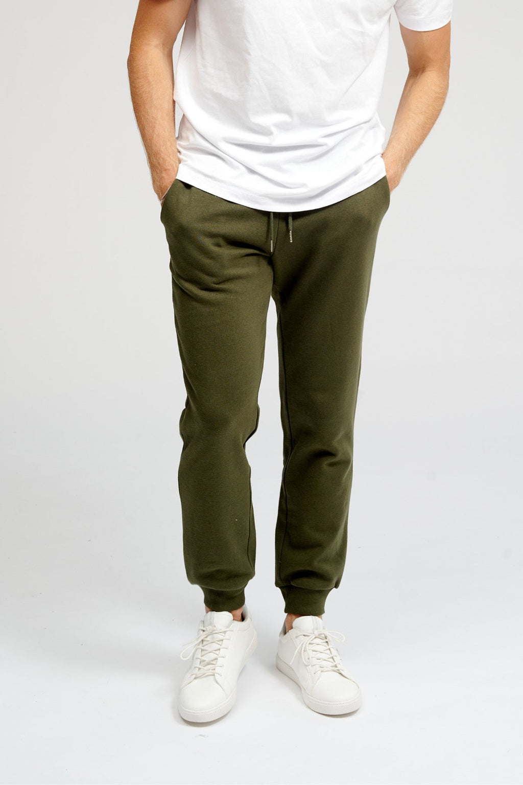 Pantalones de chándal básicos - verde oscuro
