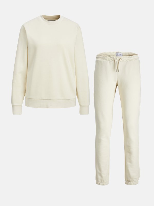 Basic SweatSuit with Hoodie (beige ligero) - paquete de ofertas (mujeres)
