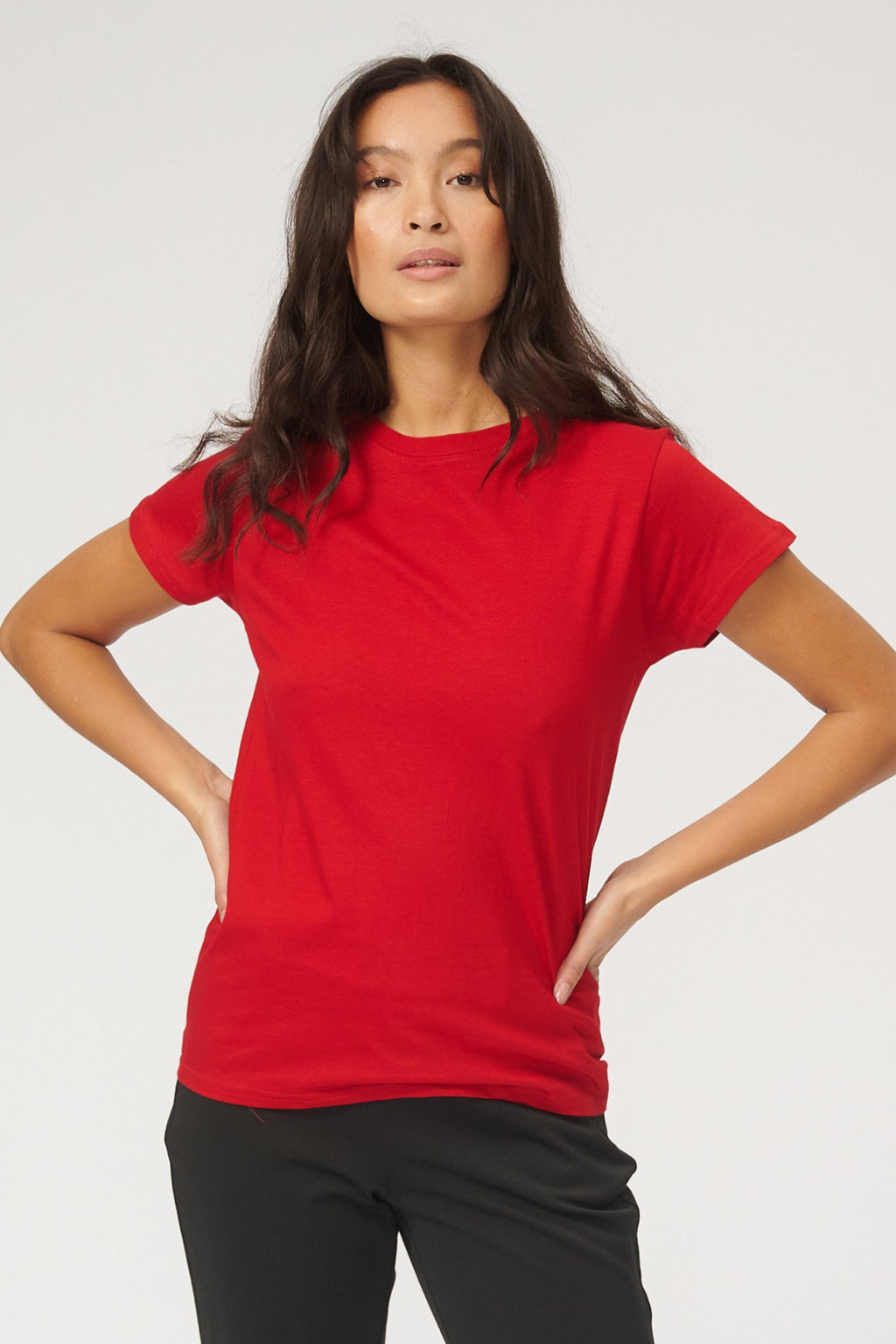 Camiseta básica - rojo