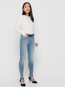 Blush Mid Jeans - mezclilla azul claro