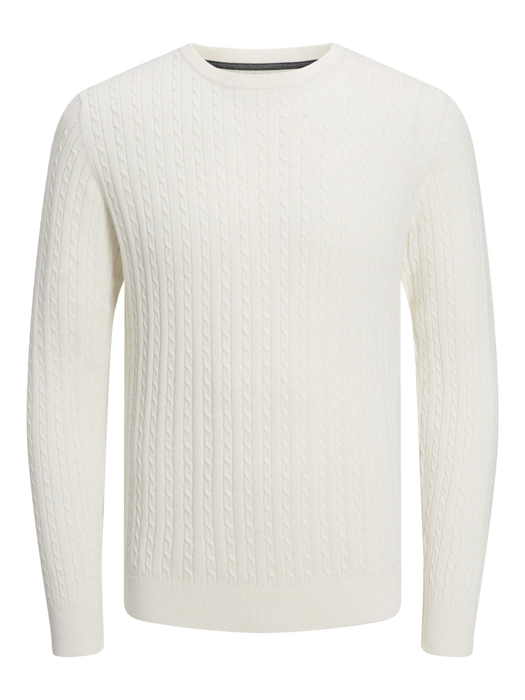 Cable Knit Crewneck - Off White