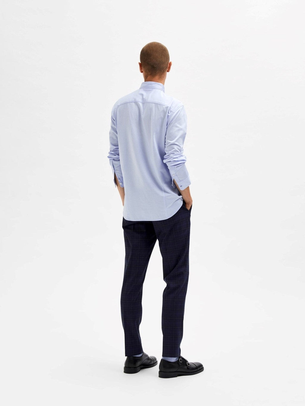 Charles Slim Shirt - Azul claro