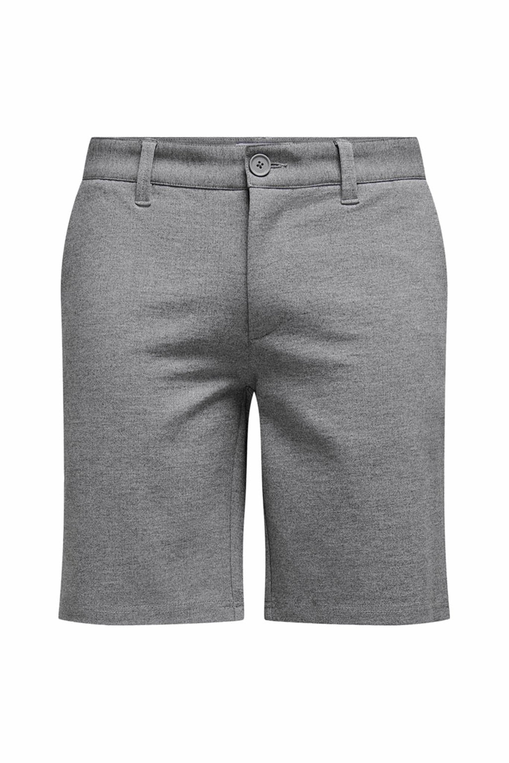 Pantalones cortos chino - gris moteado