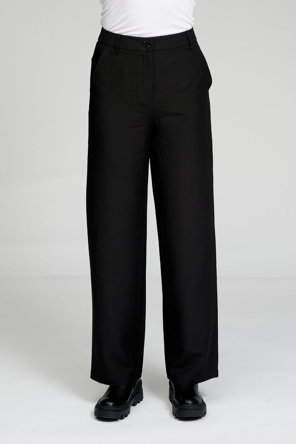 Pantalones clásicos de traje - Negro