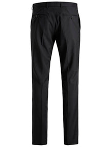 Pantalones clásicos de traje Slimfit - Negro