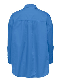 Camisa suelta de Corina - azul marino