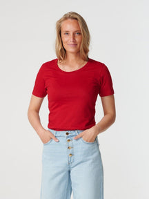 Camiseta ajustada - rojo