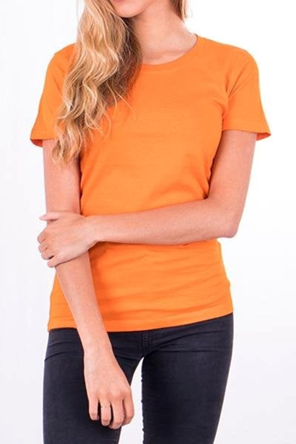 Camiseta ajustada - naranja