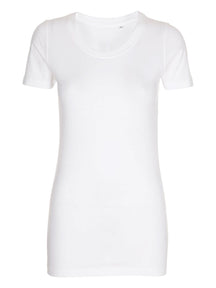 Camiseta ajustada - blanco