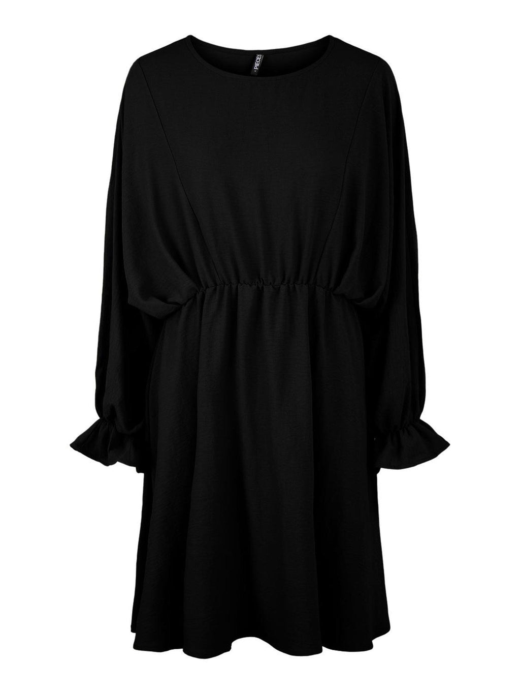 Vestido de manga larga de Flore - Negro