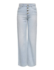 Jeans jugosos (pierna ancha) - azul claro azul