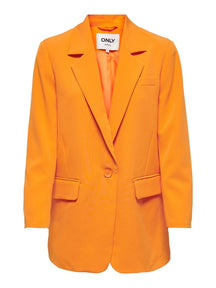 Lana -Berry Blazer de gran tamaño - Flame Orange