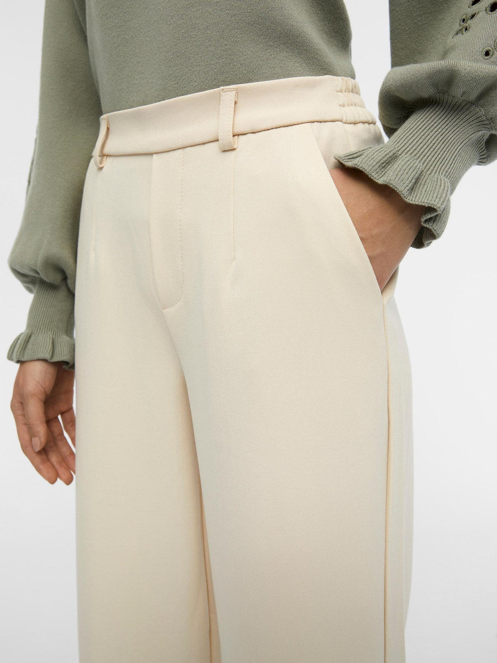 Pantalones anchos de Lisa - Sandshell