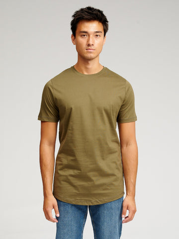 Camiseta larga - Green del ejército