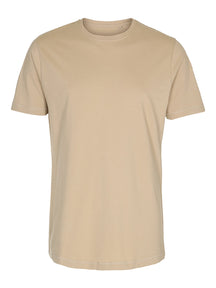 Camiseta larga - beige