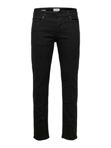 Jeans estiramientos de telar - negro