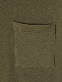 Camiseta de ajuste suelto - verde oscuro