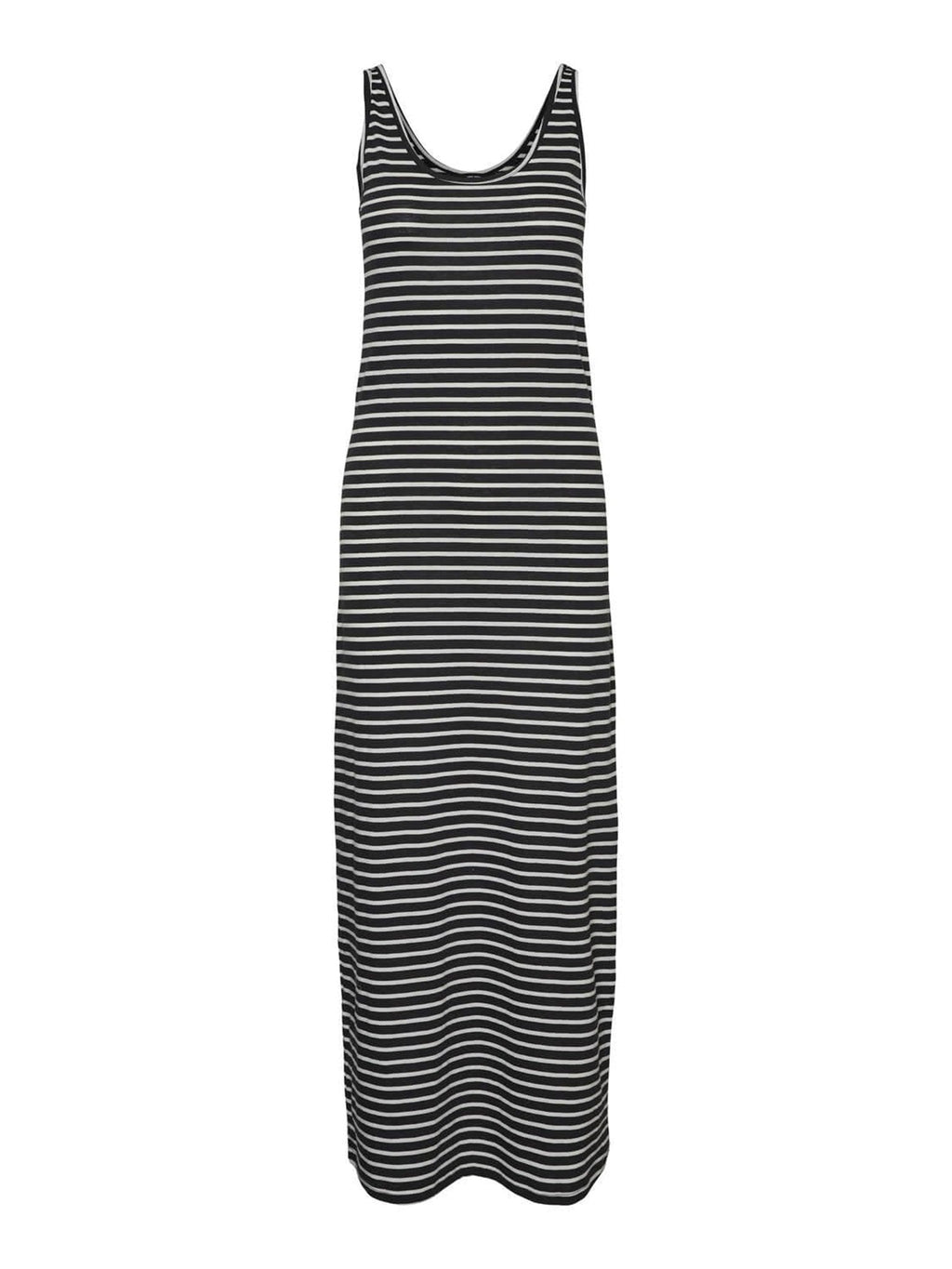Vestido de María - Black / White Striped