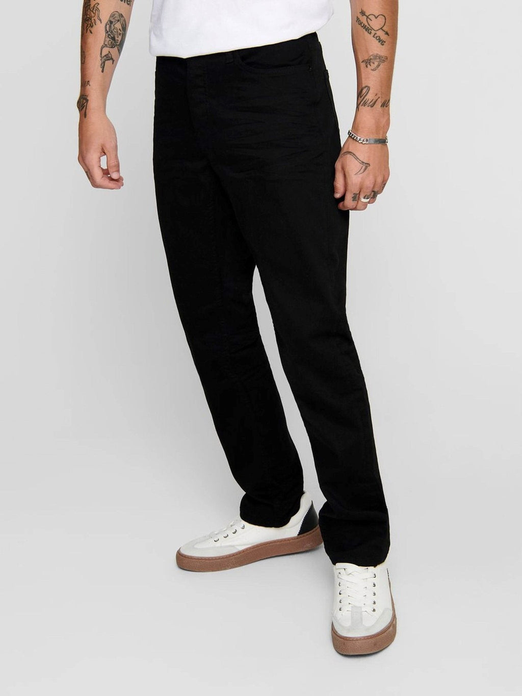 Mike Stretch Jeans - Negro (Fit Award)