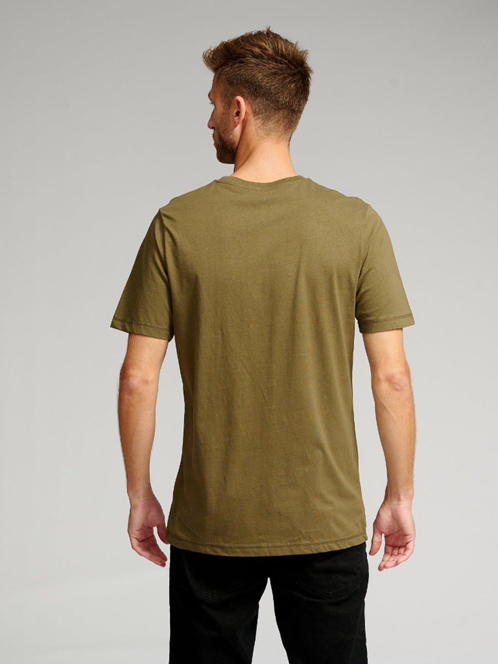 Camiseta básica orgánica - Ejército