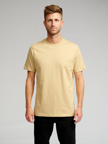 Camiseta básica orgánica - beige