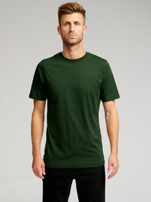 Camiseta básica orgánica - verde oscuro