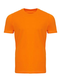Camiseta básica orgánica - naranja
