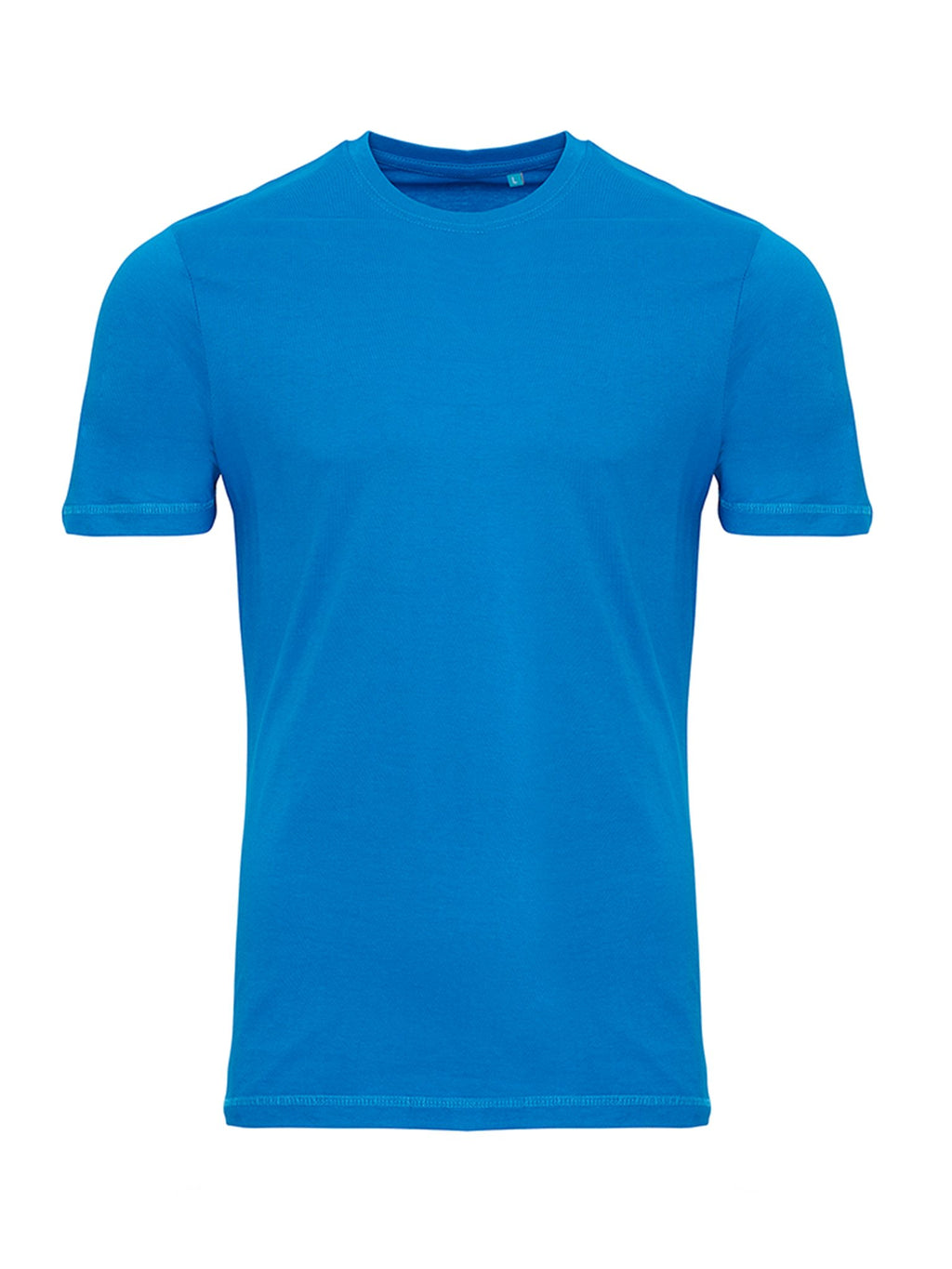 Camiseta básica orgánica - azul turquesa