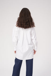 Camisa de gran tamaño - White