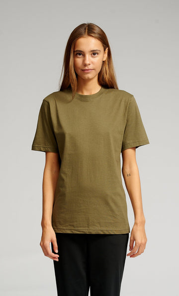 Camiseta de gran tamaño - Green del ejército