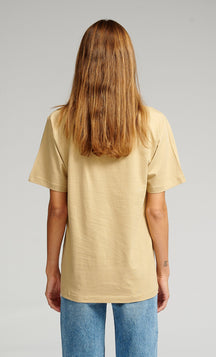 Camiseta de gran tamaño - beige