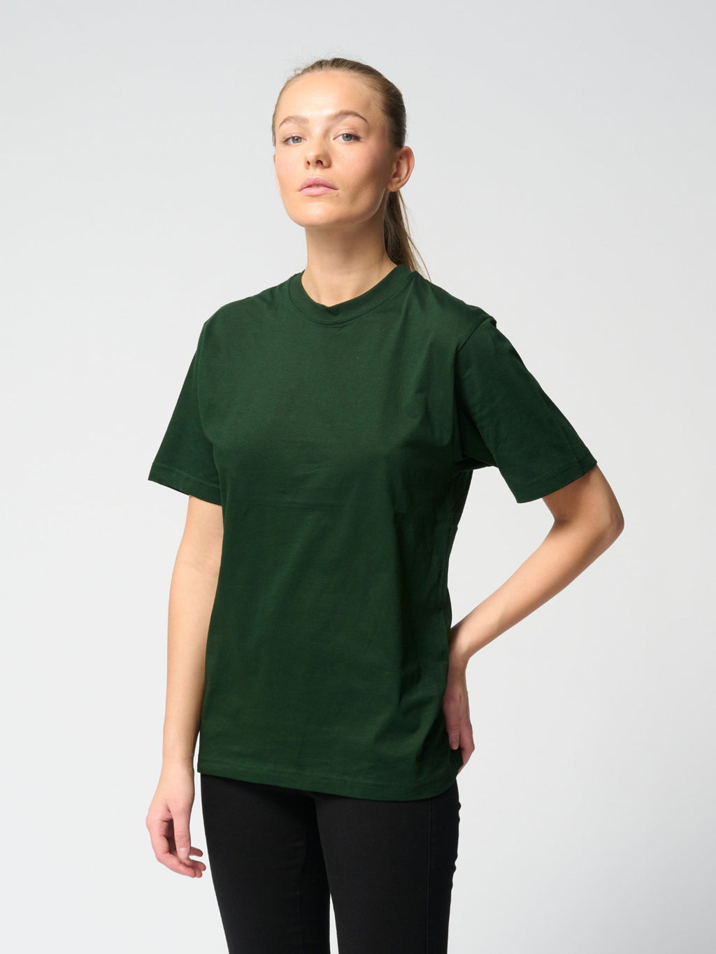 Camiseta de gran tamaño - Botella verde