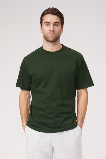 Camiseta de gran tamaño - verde oscuro