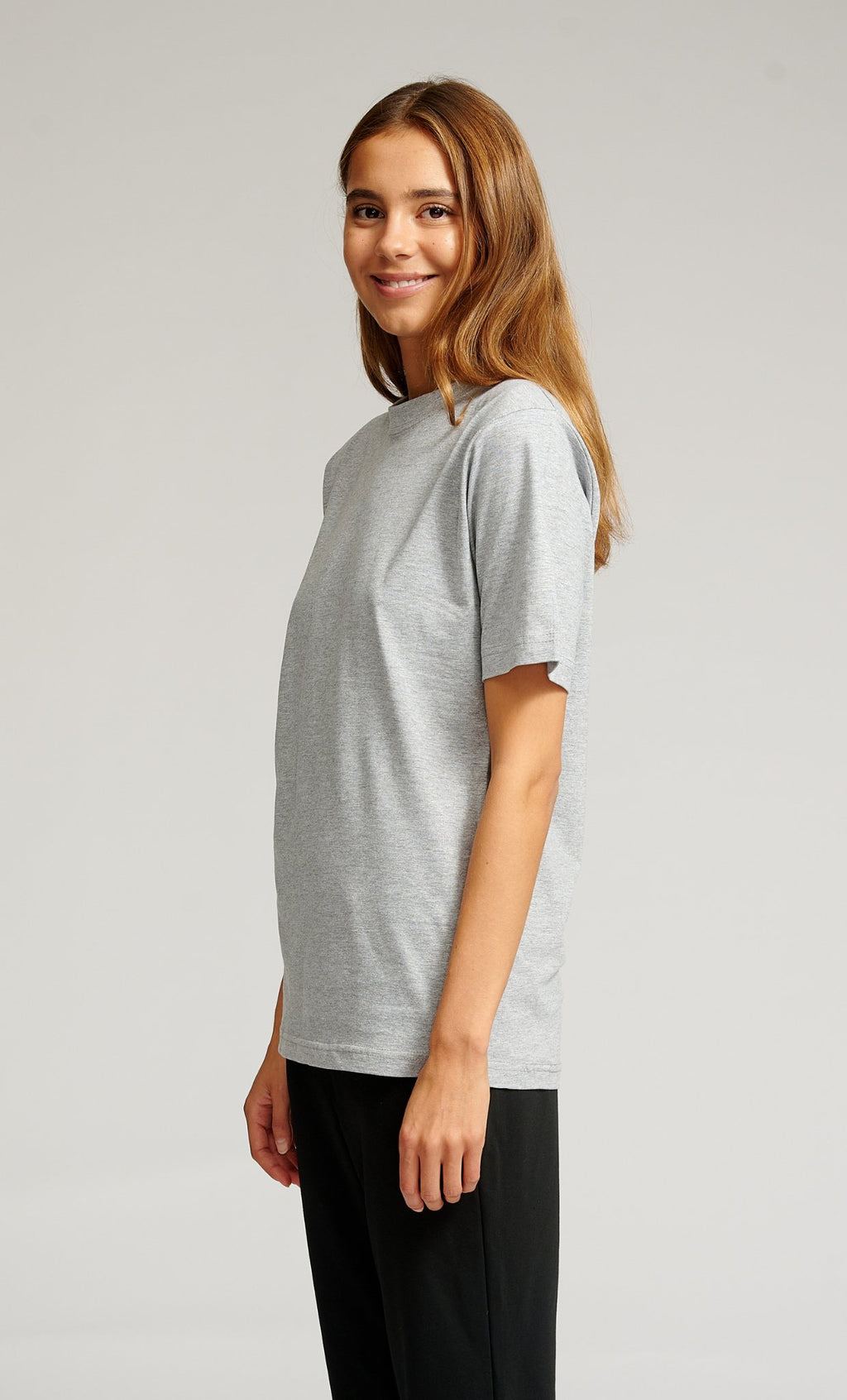 Camiseta de gran tamaño - Melange gris