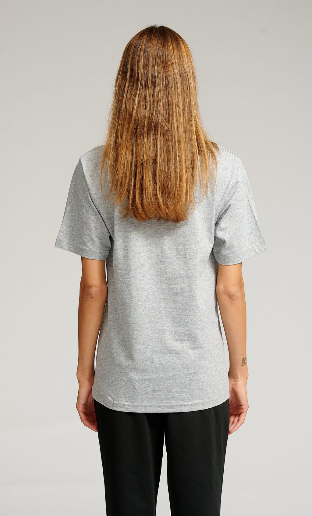Camiseta de gran tamaño - Melange gris