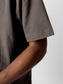 Camiseta de gran tamaño - Gris de acero