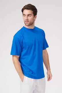 Camiseta de gran tamaño - azul sueco