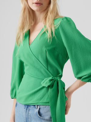 Pepper Aya Bluse - Bright Green - TeeShoppen Group™ - Formal Shirts & Blouses - Vero Moda